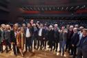 Líderes reunidos no anúncio de novidades do programa Educa Juntos.