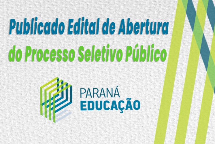 Abertura do Processo Seletivo Público