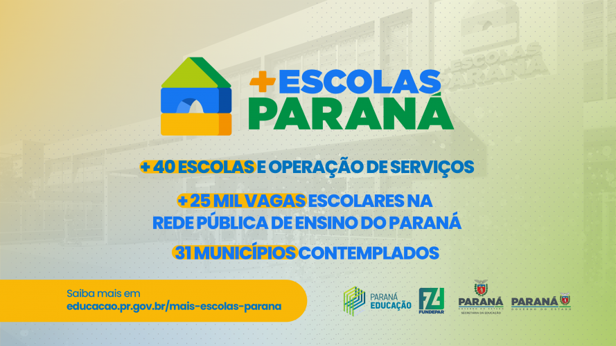 Expansão da educação: Mais Escolas Paraná avança com participação da comunidade