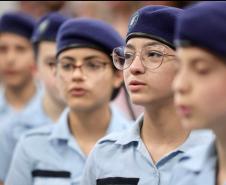 PREDUC MARCA PRESENÇA EM INAUGURAÇÃO DE ESCOLA CÍVICO-MILITAR