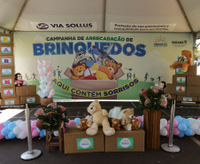 Evento de doação do brinquedos 